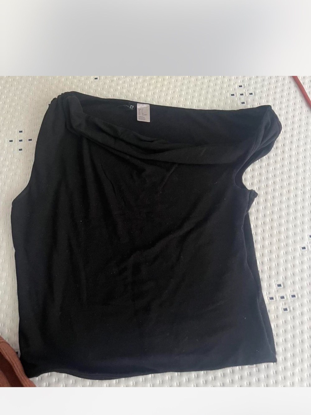 H&M Black Off-Shoulder Tank Top